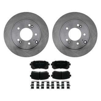 ACDelco® - Silver™ Rear Brake Kit with Ceramic Pads