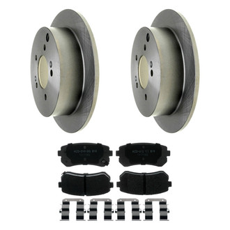 ACDelco® - Silver™ Rear Brake Kit with Ceramic Pads