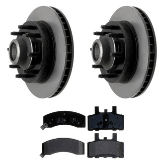 ACDelco® - Silver™ Front Brake Kit with Semi-Metallic Pads