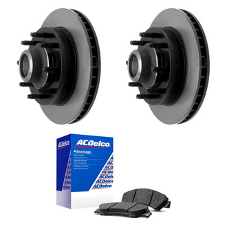 ACDelco® - Silver™ Front Brake Kit with Semi-Metallic Pads