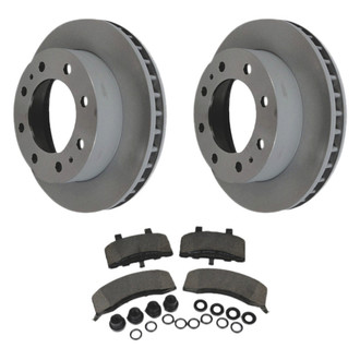 ACDelco® - GM Genuine Parts™ Plain Front Brake Kit with Semi-Metallic Pads