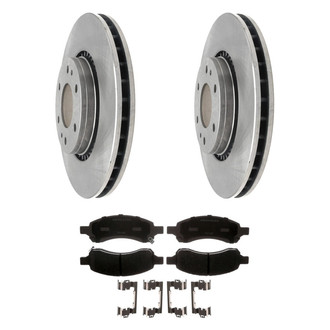 ACDelco® - Silver™ Front Brake Kit with Ceramic Pads