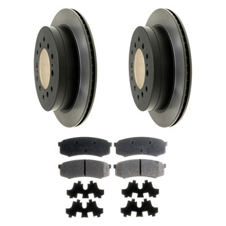 ACDelco® - Silver™ Rear Brake Kit with Ceramic Pads