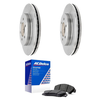 ACDelco® - Silver™ Front Brake Kit with Semi-Metallic Pads