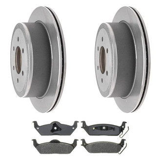 ACDelco® - Silver™ Rear Brake Kit with Semi-Metallic Pads