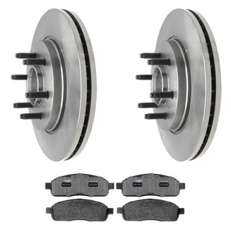 ACDelco® - Silver™ Front Brake Kit with Semi-Metallic Pads