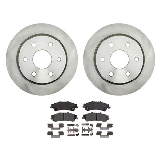 ACDelco® - Silver™ Rear Brake Kit with Semi-Metallic Pads