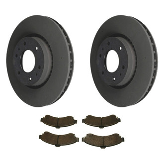 ACDelco® - GM Genuine Parts™ Plain Front Brake Kit with Semi-Metallic Pads