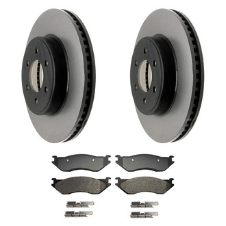 ACDelco® - Silver™ Front Brake Kit with Semi-Metallic Pads