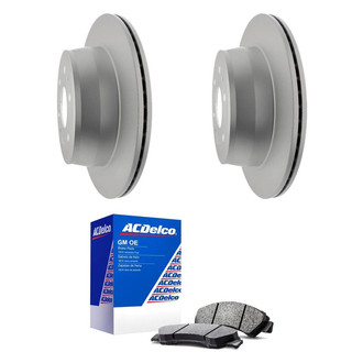 ACDelco® - Silver™ Rear Brake Kit with Semi-Metallic Pads
