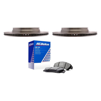 ACDelco® - Silver™ Rear Brake Kit with Semi-Metallic Pads