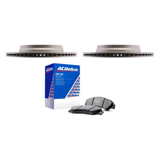 ACDelco® - Silver™ Rear Brake Kit with Semi-Metallic Pads