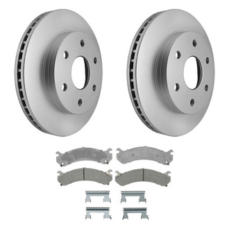 ACDelco® - Silver™ Front Brake Kit with Semi-Metallic Pads