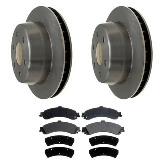 ACDelco® - Silver™ Rear Brake Kit with Semi-Metallic Pads