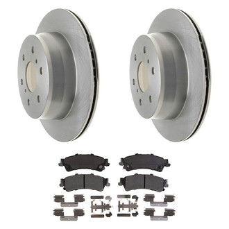 ACDelco® - Silver™ Rear Brake Kit with Semi-Metallic Pads