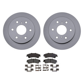 ACDelco® - Silver™ Rear Brake Kit with Semi-Metallic Pads