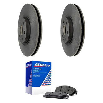 ACDelco® - Silver™ Front Brake Kit with Semi-Metallic Pads