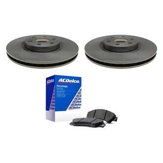 ACDelco® - Silver™ Front Brake Kit with Semi-Metallic Pads