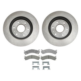ACDelco® - Silver™ Front Brake Kit with Semi-Metallic Pads