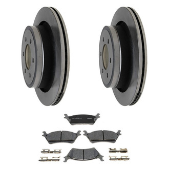 ACDelco® - Silver™ Rear Brake Kit with Ceramic Pads