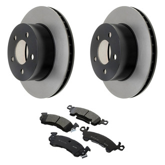 ACDelco® - Gold™ Front Brake Kit with Semi-Metallic Pads