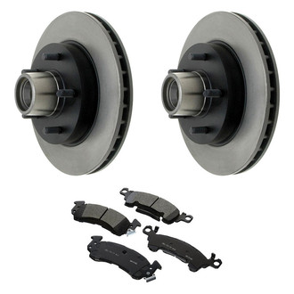 ACDelco® - Gold™ Front Brake Kit with Semi-Metallic Pads