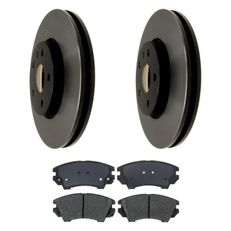 ACDelco® BNDL-31002986 - Gold™ Front Brake Kit with Semi-Metallic Pads