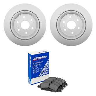 ACDelco® BNDL-31003025 - Gold™ Rear Brake Kit with Semi-Metallic Pads
