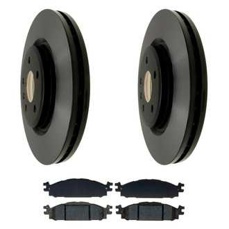 ACDelco® - Gold™ Front Brake Kit with Semi-Metallic Pads