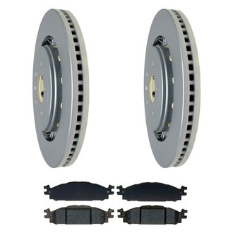 ACDelco® - Gold™ Front Brake Kit with Semi-Metallic Pads