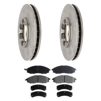 ACDelco® - Silver™ Front Brake Kit with Semi-Metallic Pads