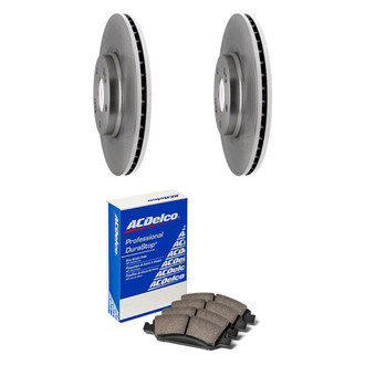 ACDelco® - Gold™ Slotted Front Brake Kit with Ceramic Pads