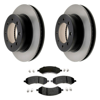 ACDelco® - Gold™ Front Brake Kit with Semi-Metallic Pads