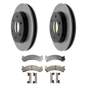 ACDelco® - Gold™ Front Brake Kit with Semi-Metallic Pads