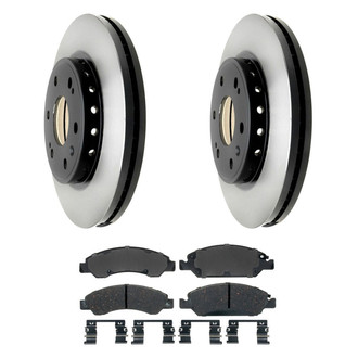 ACDelco® - Gold™ Front Brake Kit with Semi-Metallic Pads