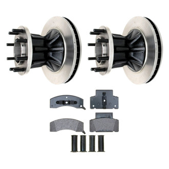 ACDelco® BNDL-31003981 - Gold™ Front Brake Kit with Semi-Metallic Pads