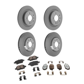 ACDelco® - GM Genuine Parts™ Plain Brake Kit with Semi-Metallic Pads