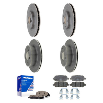 ACDelco® - Silver™ Front and Rear Brake Kit with Ceramic Pads