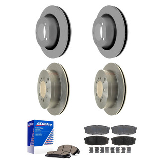 ACDelco® - Silver™ Front and Rear Brake Kit with Ceramic Pads