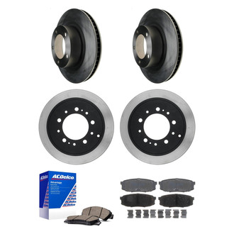 ACDelco® - Silver™ Front and Rear Brake Kit with Ceramic Pads