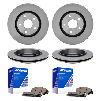 ACDelco® - Silver™ Front and Rear Brake Kit with Ceramic Pads