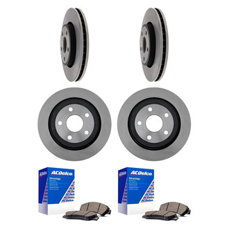 ACDelco® - Silver™ Brake Kit with Ceramic Pads