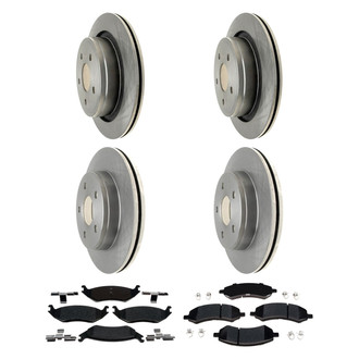 ACDelco® - Silver™ Brake Kit with Semi-Metallic Pads