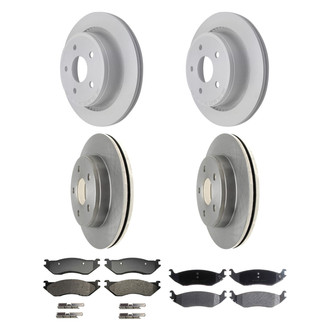 ACDelco® - Silver™ Front and Rear Brake Kit with Semi-Metallic Pads