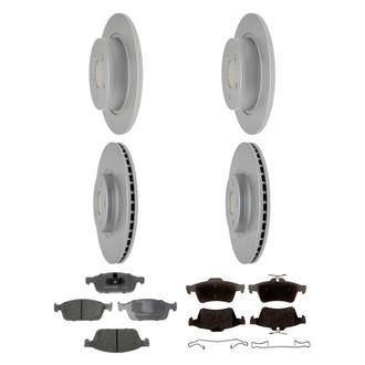 ACDelco® - Silver™ Front and Rear Brake Kit with Ceramic Pads