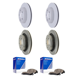 ACDelco® - Silver™ Brake Kit with Ceramic Pads