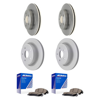 ACDelco® - Silver™ Brake Kit with Ceramic Pads