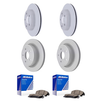 ACDelco® - Silver™ Brake Kit with Ceramic Pads