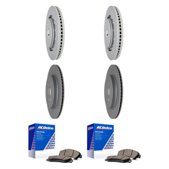 ACDelco® - Silver™ Brake Kit with Ceramic Pads