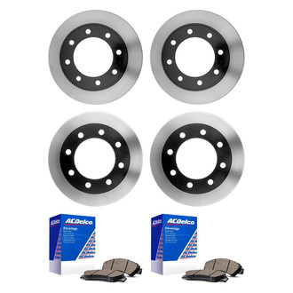 ACDelco® - Silver™ Brake Kit with Ceramic Pads